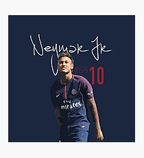 Neymar Jr PSG Photographic Print