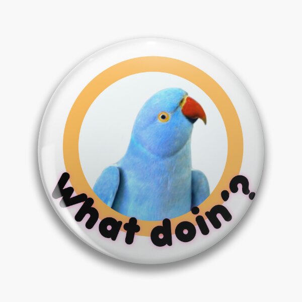 Item preview, What Doin'? Parrot Bird designed and sold by VirtualFaries.