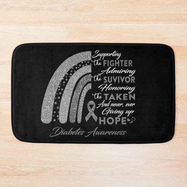 Item preview, Diabetes Warrior Supporting Fighter Diabetes Awareness designed and sold by Gillosina.