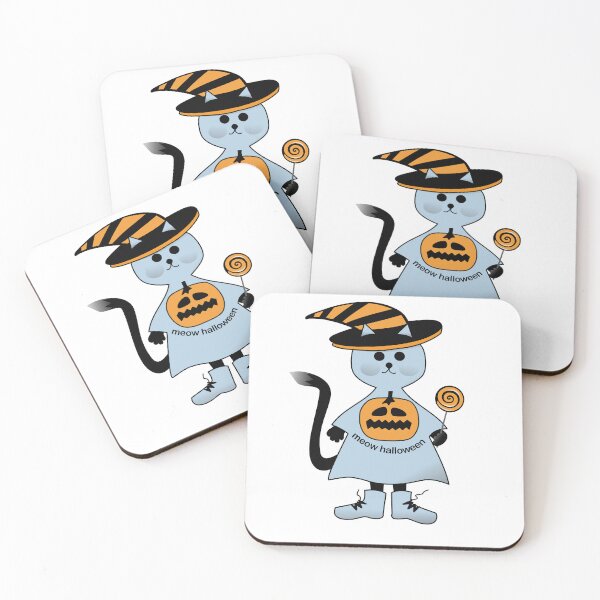 Item preview, My meow Halloween cat is ready for action, join him if you dare designed and sold by Perunikadesign.