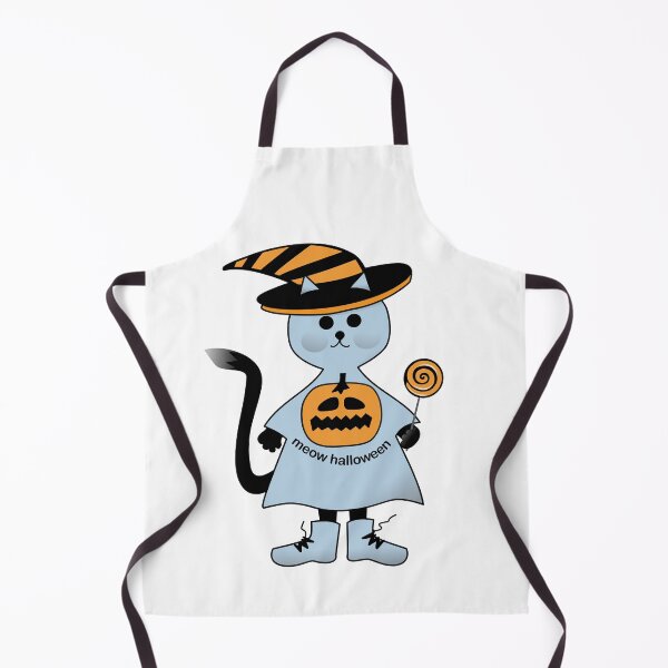 Item preview, My meow Halloween cat is ready for action, join him if you dare designed and sold by Perunikadesign.