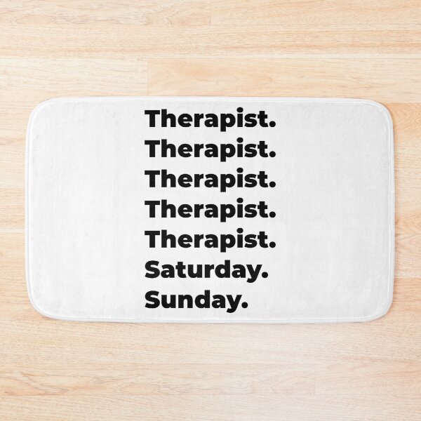 Item preview, Therapist funny workweek designed and sold by SVPOD.