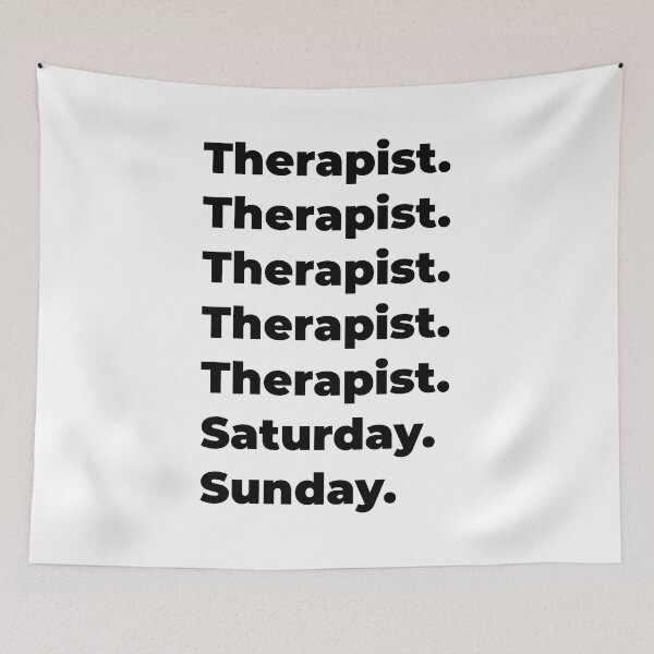Item preview, Therapist funny workweek designed and sold by SVPOD.