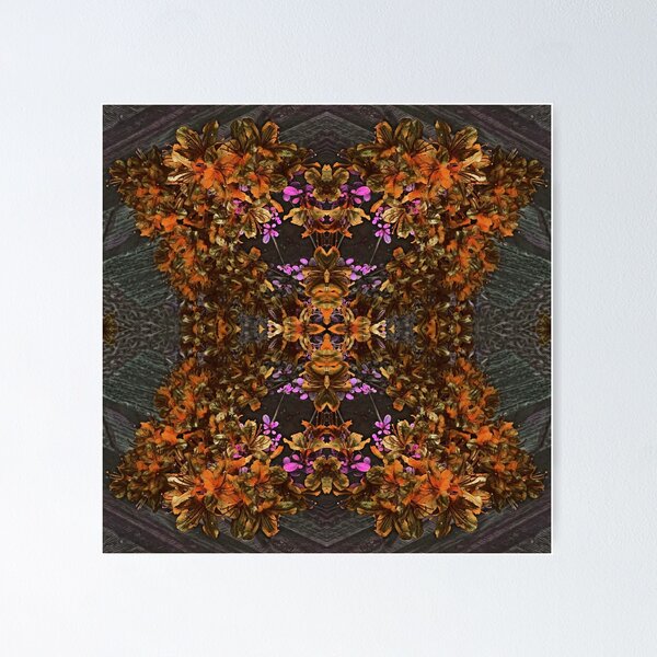 Item preview, Azalea Orange Gul Pattern designed and sold by SunshineWalker.
