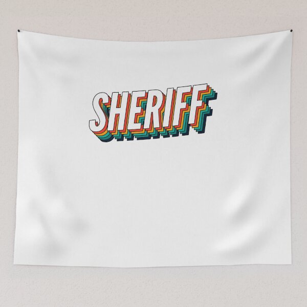 Item preview, Sheriff Retro Vintage Label For The Best Sheriff  designed and sold by SVPOD.