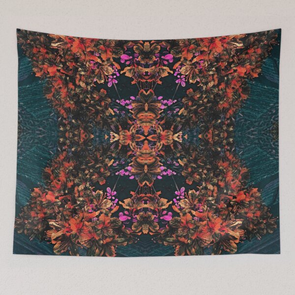 Item preview, Azalea Vibrant Orange Gul Pattern designed and sold by SunshineWalker.