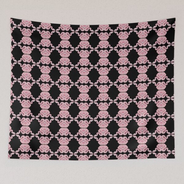 Item preview, Pink Mirrored Snakes, Pink Snakes, Snake, Girl Snake, Pretty Snakes, Snake Pattern designed and sold by Clancy Rodgers.