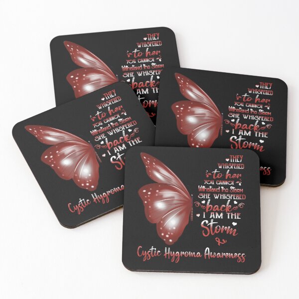 Item preview, She Whispered Back I Am The Storm Cystic Hygroma Awareness Butterfly designed and sold by frechettee.