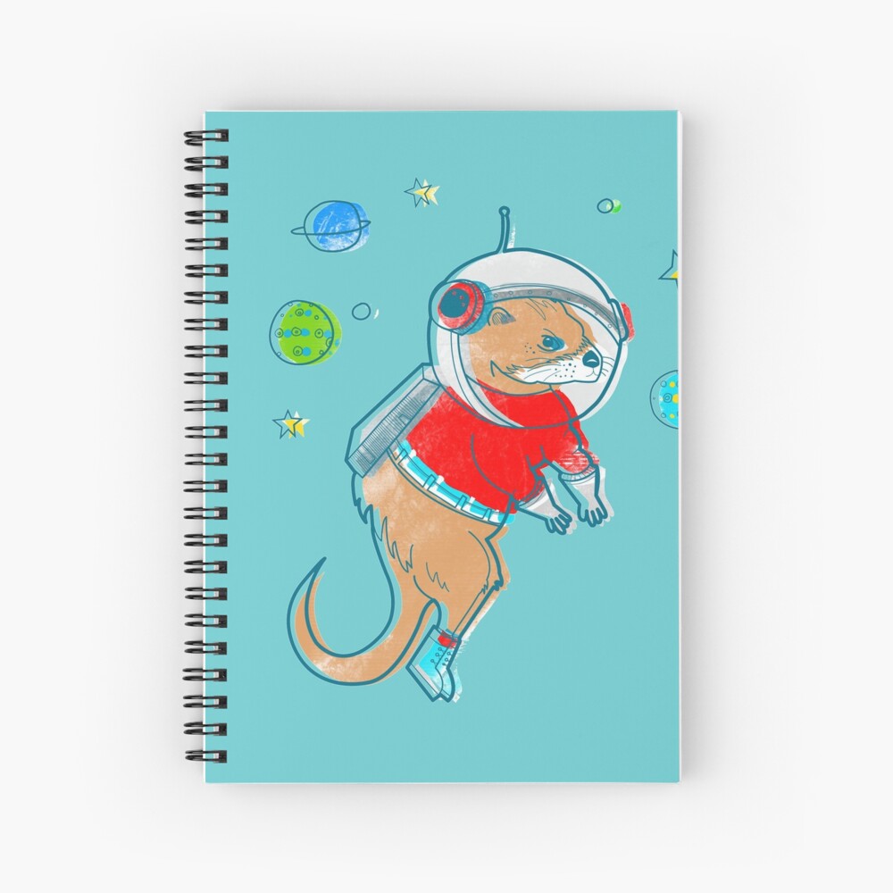Otter Space Spiral Notebook