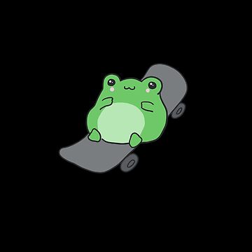 Skater Frog Water Bottle – Cutetopia Prints