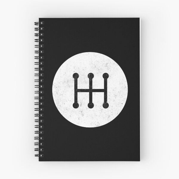 Item preview, 5-Speed Manual Transmission Shift Pattern (white with no numbers) - Grungy designed and sold by ApexFibers.