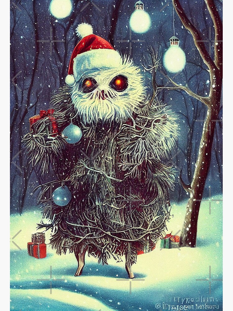 Christmas yeti by RobertHintz on DeviantArt