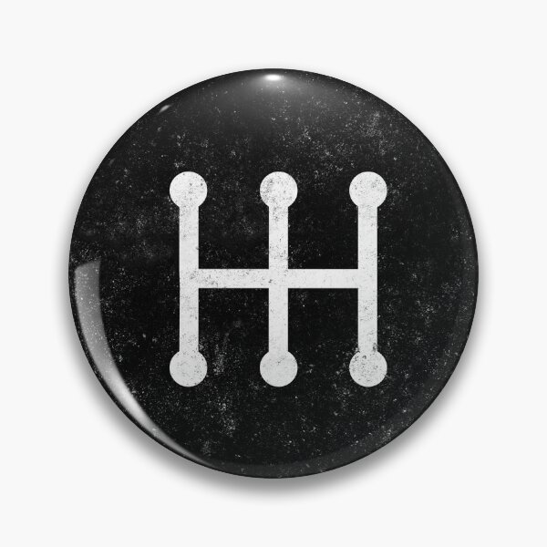 Item preview, 5-Speed Manual Transmission Shift Pattern (Black with no numbers) - Grungy designed and sold by ApexFibers.