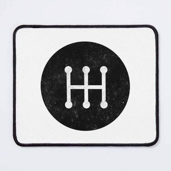 Item preview, 5-Speed Manual Transmission Shift Pattern (Black with no numbers) - Grungy designed and sold by ApexFibers.