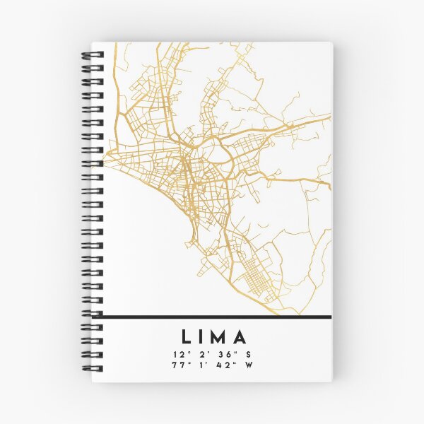 Item preview, LIMA PERU CITY STREET MAP ART designed and sold by deificusArt.
