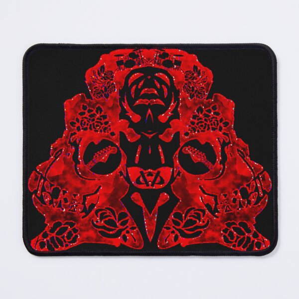 Item preview, HALLOWEEN ABSTRACT FLOWERS ROSES TATTOO SKULL MUSIC POSITIVE DEATH. designed and sold by Ralek.
