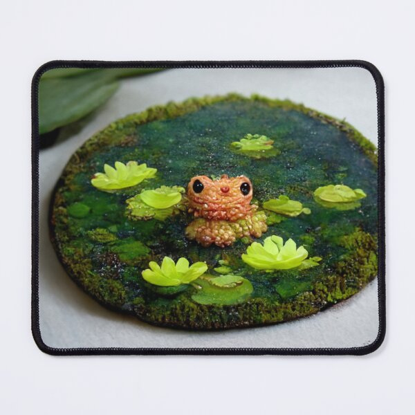 Item preview, Cute Ugly Toad on a Lily Pad designed and sold by 3DPerfectPrints.