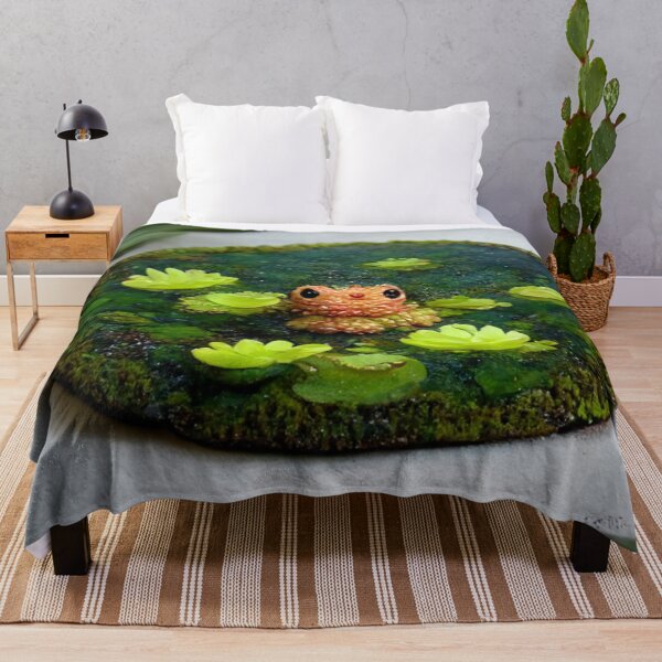 Item preview, Cute Ugly Toad on a Lily Pad designed and sold by 3DPerfectPrints.