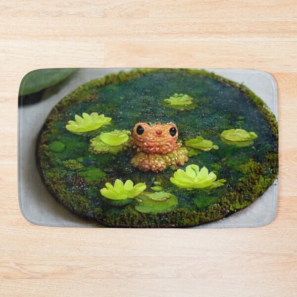 Item preview, Cute Ugly Toad on a Lily Pad designed and sold by 3DPerfectPrints.