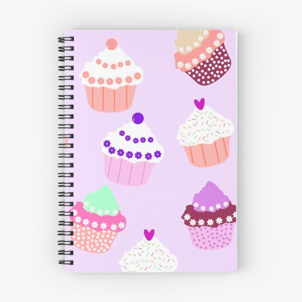 Item preview, Cupcake Pattern designed and sold by TotallyRetroArt.
