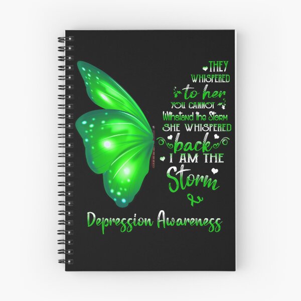Item preview, She Whispered Back I Am The Storm Depression Awareness Butterfly designed and sold by frechettee.