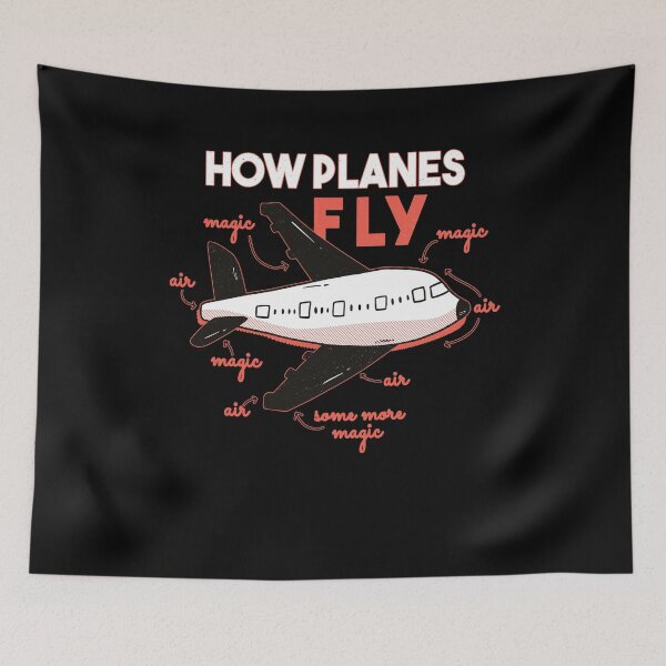 Item preview, How Planes Fly Born To Fly Aviation Pilot Flying Airplane Aircraft Pilot Gift designed and sold by Countrysmart.