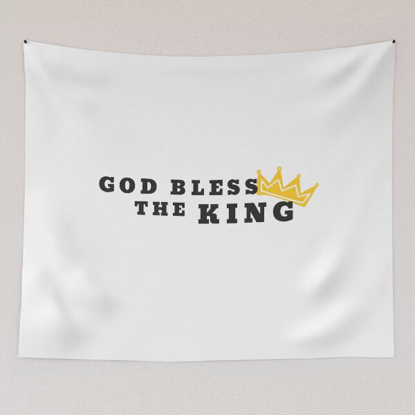 Item preview, God bless the king,God save the king, Carles III, crown designed and sold by T-Look.