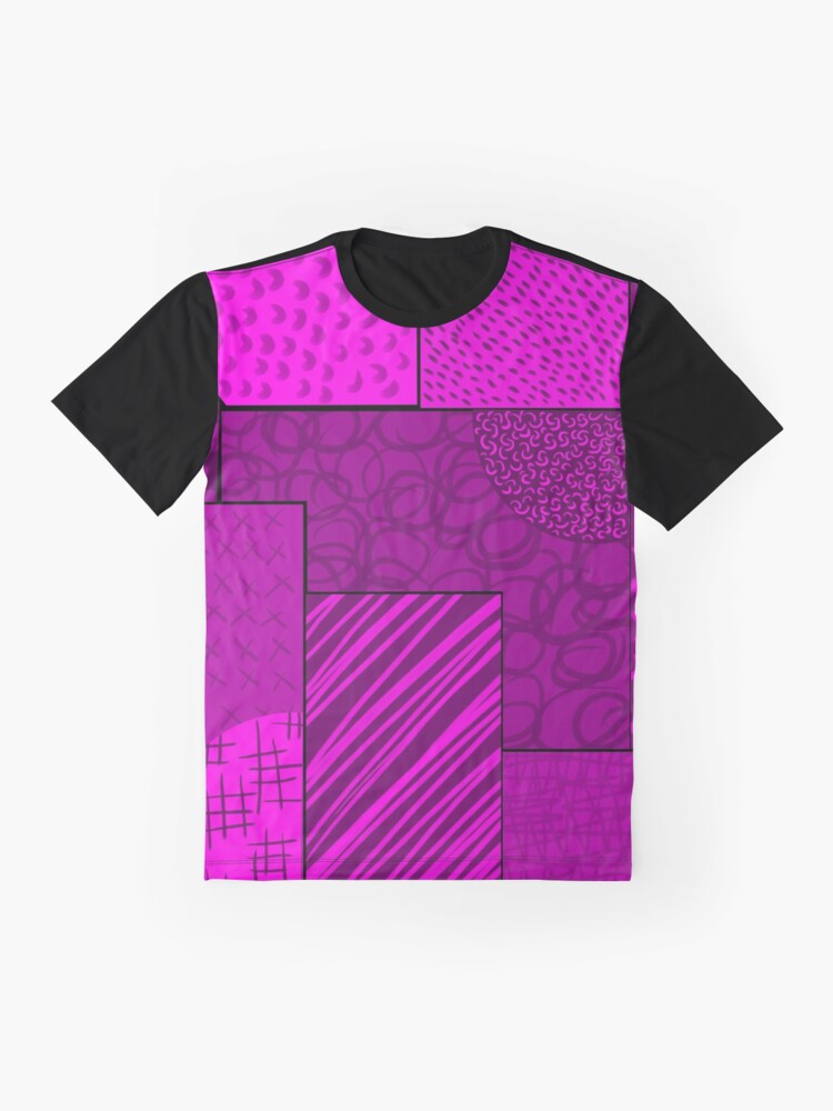 Thumbnail 4 of 5, Graphic T-Shirt, Purple is raining down designed and sold by LilyBurgess.