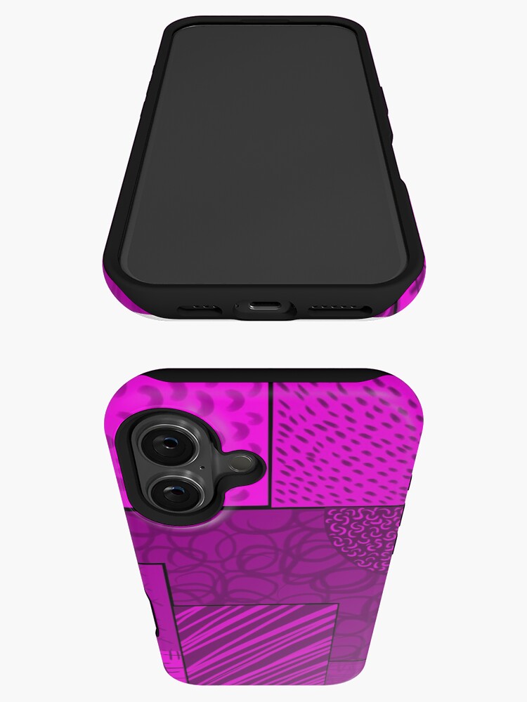 Thumbnail 3 of 4, iPhone Case, Purple is raining down designed and sold by LilyBurgess.
