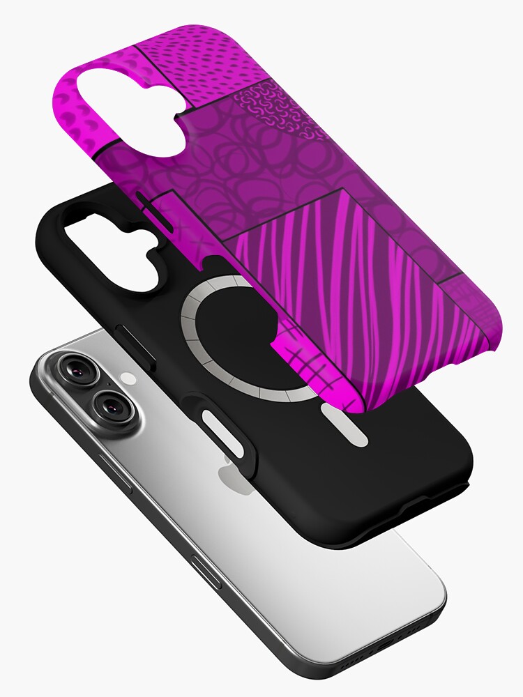 Thumbnail 2 of 4, iPhone Case, Purple is raining down designed and sold by LilyBurgess.