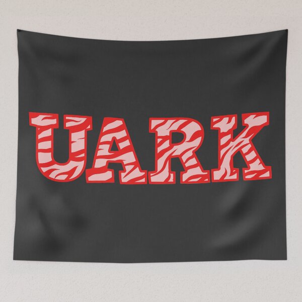 Item preview, UARK Bold Red Zebra Text designed and sold by Pink Ribbon.