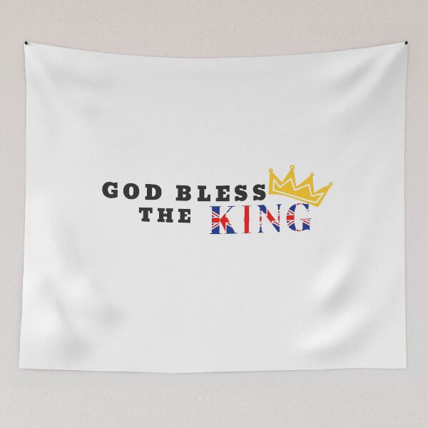 Item preview, Copy of God bless the king,God save the king, Carles III, flag designed and sold by T-Look.