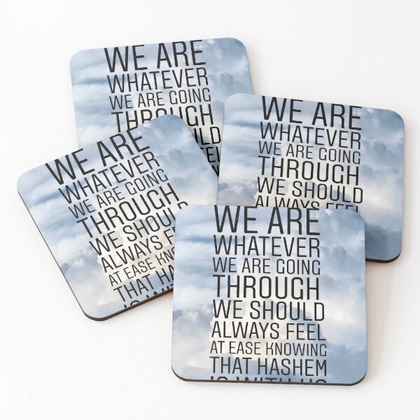 Item preview, Hashem Is Always With You, No Matter What You Are Going Through designed and sold by Stories To Inspire - Motivational Jewish Quotes.