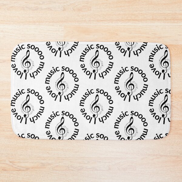 Item preview, I love music soooo much designed and sold by MYWMC.