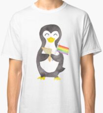 Proud as a Penguin - Aqua Classic T-Shirt