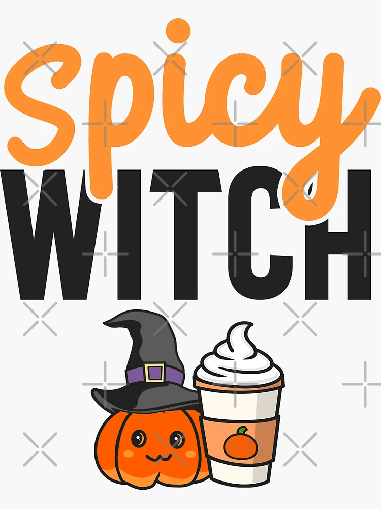 Pumpkin Spice Halloween Sticker by V5MT for iOS & Android