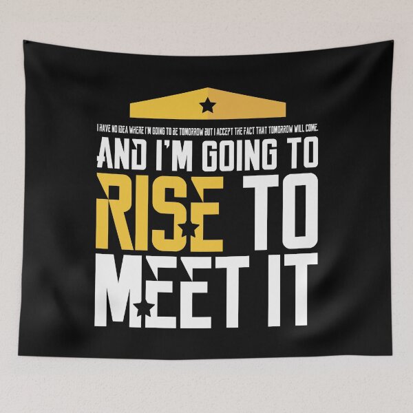Item preview, I'm Going to Rise to Meet it designed and sold by quotysalad.