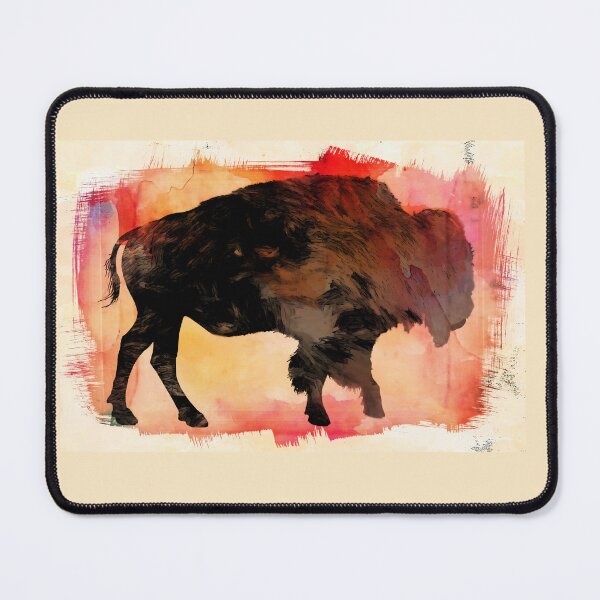 Item preview, Bison On Red designed and sold by art64.