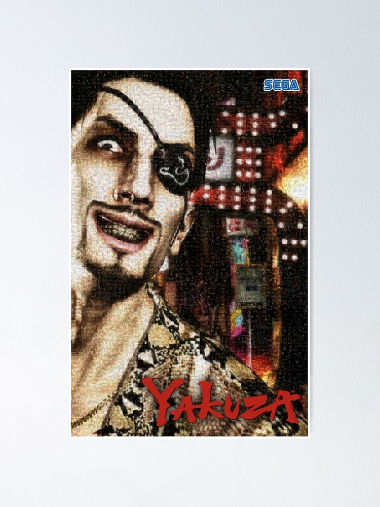 Thumbnail 1 of 3, Poster, Majima Goro - Mosaic designed and sold by Deekman.