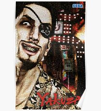 Majima Goro - Mosaic Poster