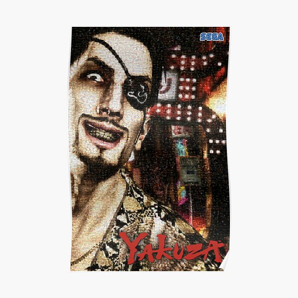 Majima Goro - Mosaic Poster