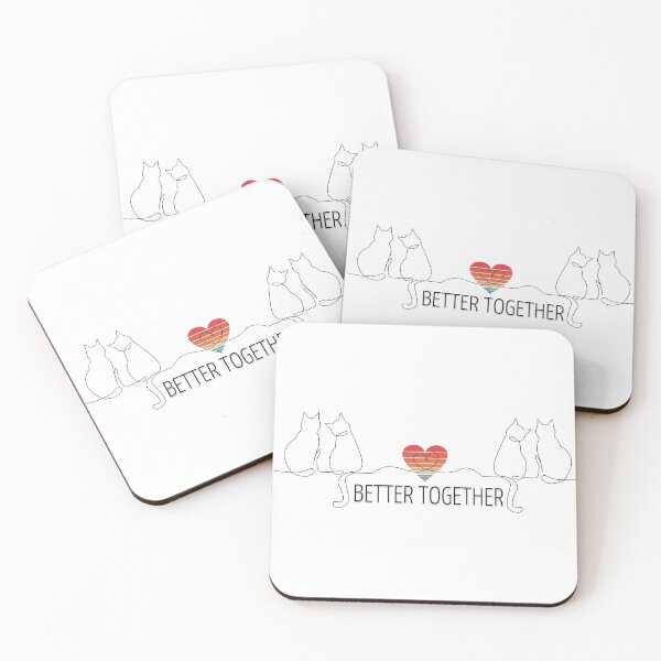 Item preview, Better Together Cat  designed and sold by Wayo29.