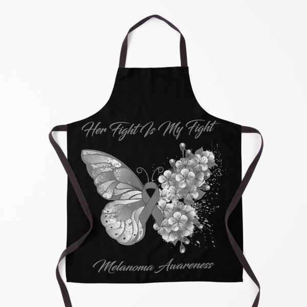 Item preview, Her Fight Is My Fight Melanoma Awareness Butterfly Ribbon Gifts designed and sold by Adropine.