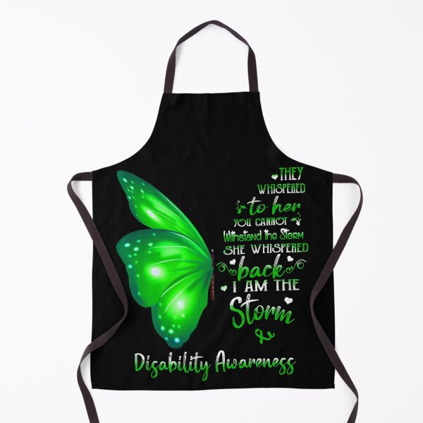 Item preview, She Whispered Back I Am The Storm Disability Awareness Butterfly designed and sold by frechettee.