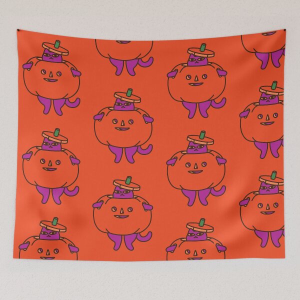 Item preview, Jack-o'-lantern Costume Cat designed and sold by obinsun.
