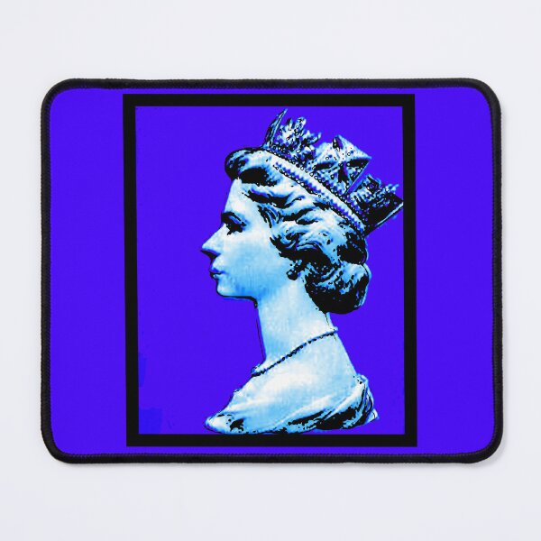 Item preview, Queen Elizabeth II Commemorative Beautiful Pop Art Homage Royal Blue designed and sold by Greenbaby.