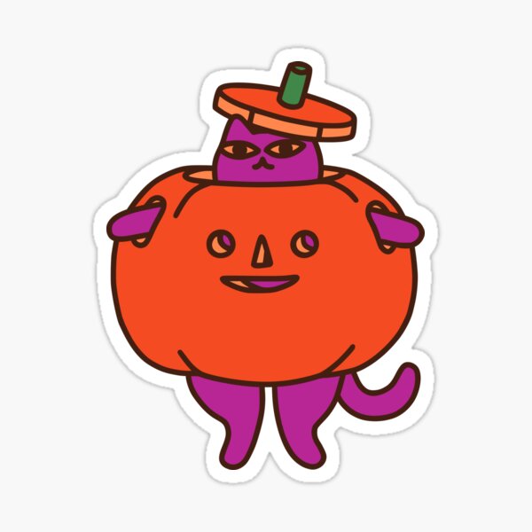 Item preview, Jack-o'-lantern Costume Cat designed and sold by obinsun.