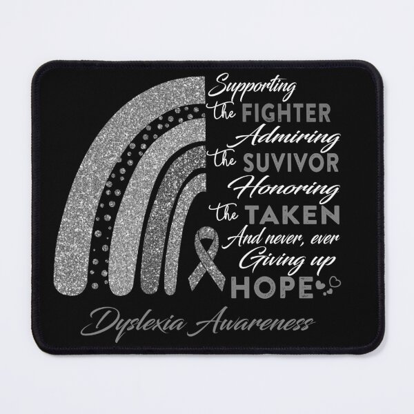 Item preview, Dyslexia Warrior Supporting Fighter Dyslexia Awareness designed and sold by Gillosina.