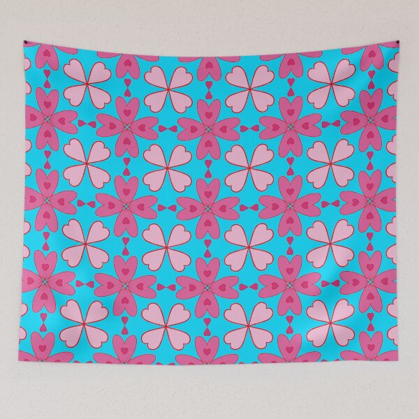 Item preview, Heart looking, unique hand drawn geometric repeating pattern - WelshDesigns designed and sold by welshdesigns.