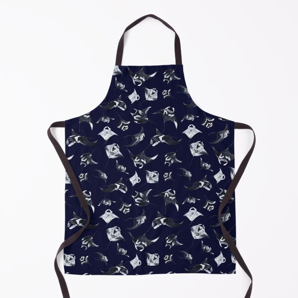 Item preview, MANTARAY PATTERN (NAVY BLUE) designed and sold by BEATRIZ ABAITUA.
